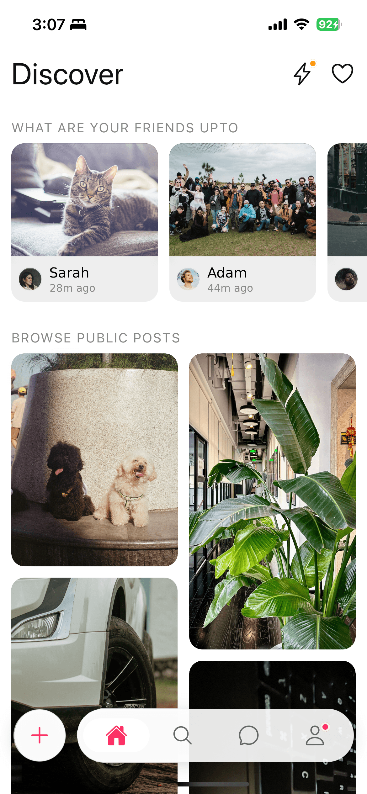 HiiiPower discover feed